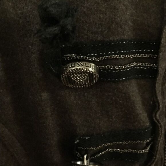 Miss Me Hooded Zip up Jacket Size Medium - Picture 4 of 5